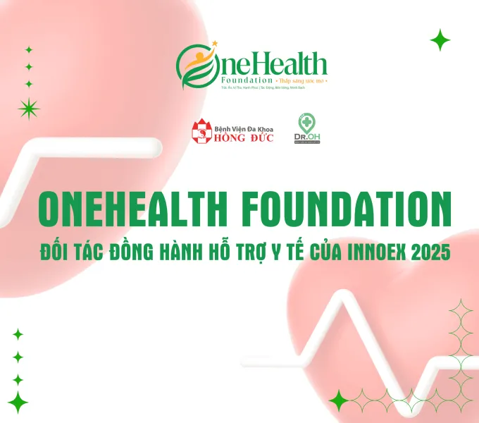 OneHealth Foundation vinh dự là đối tác đồng hành cùng INNOEX 2025 trong vai trò Tài trợ y tế & xe cấp cứu